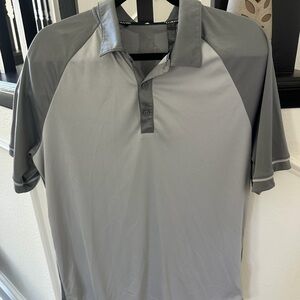 adidas Climacool Two-Tone Gray Polo Shirt